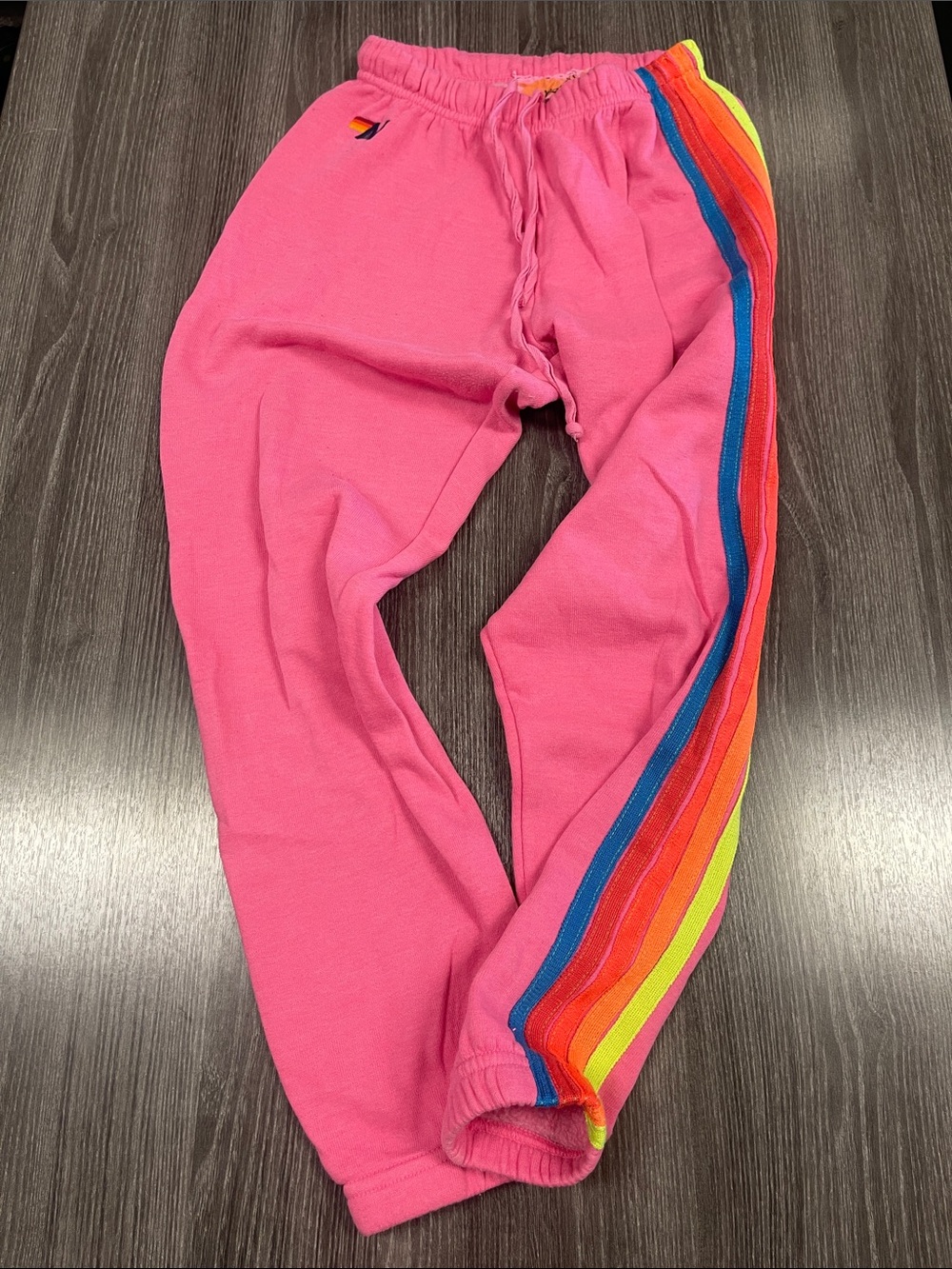 Aviator nation pink sweats XS